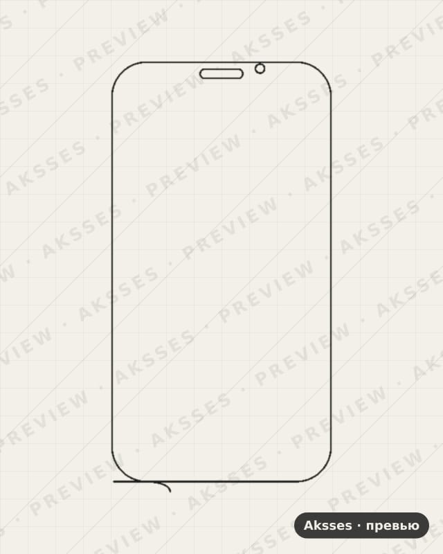 Лекало для Texet X-basic 2 TM-4272, Front Shell, Matte