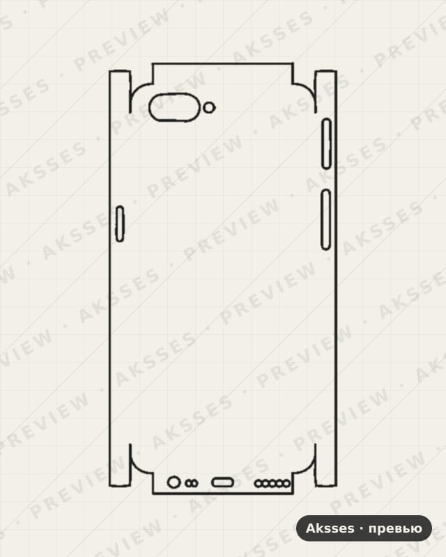Лекало для C-ser. REALME C1, All Inclusive