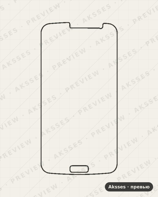 Лекало Galaxy Grand Max —-Z для Samsung Galaxy Grand Max, Front Full