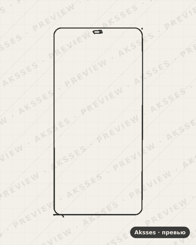 Лекало для C-ser. REALME C1, Front Full