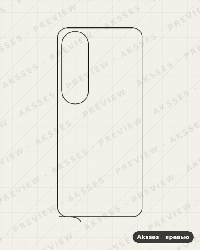 Лекало для A-ser. OPPO A17k, Back