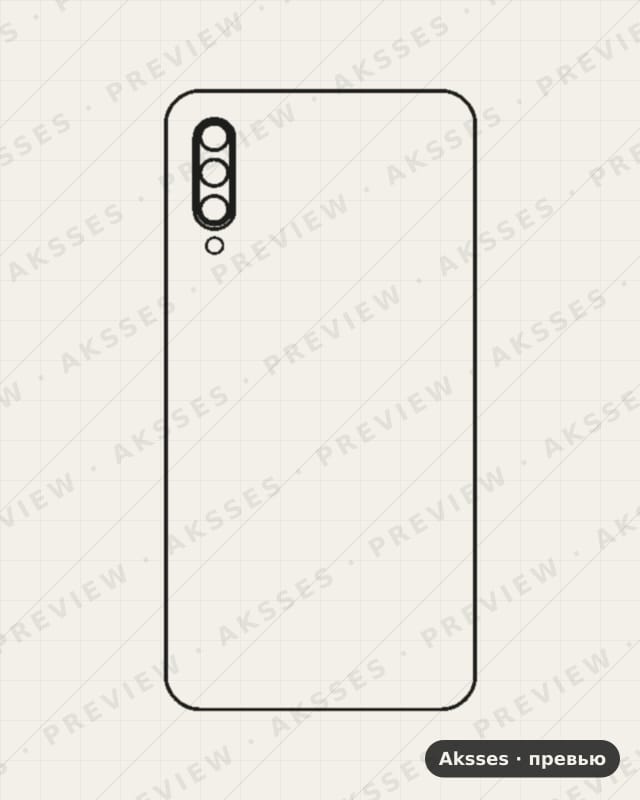 Лекало для Samsung Galaxy A30S, Back