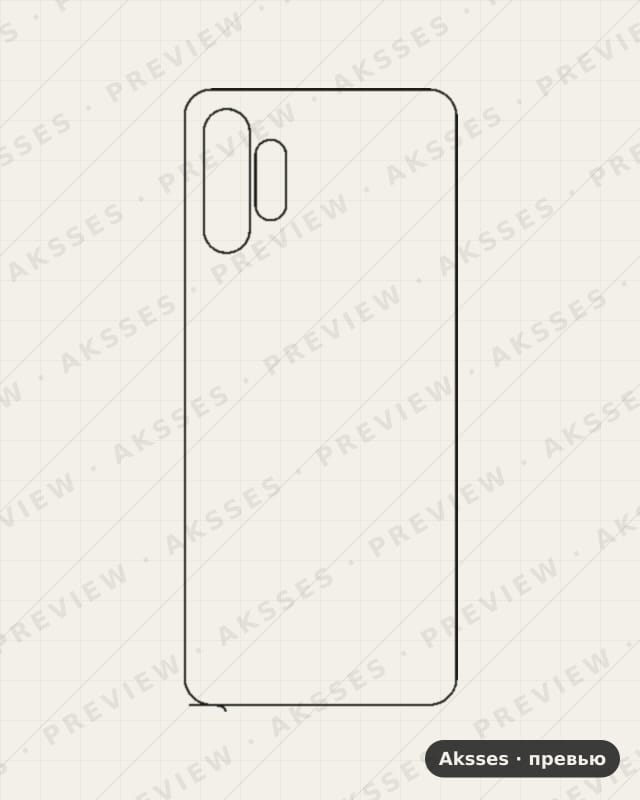 Лекало для Samsung Galaxy M32 5G, Back