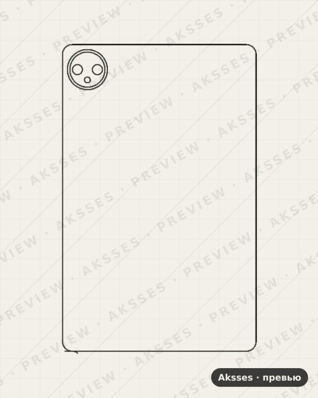 Лекало для Huawei MatePad Pro 11 (2022), Back