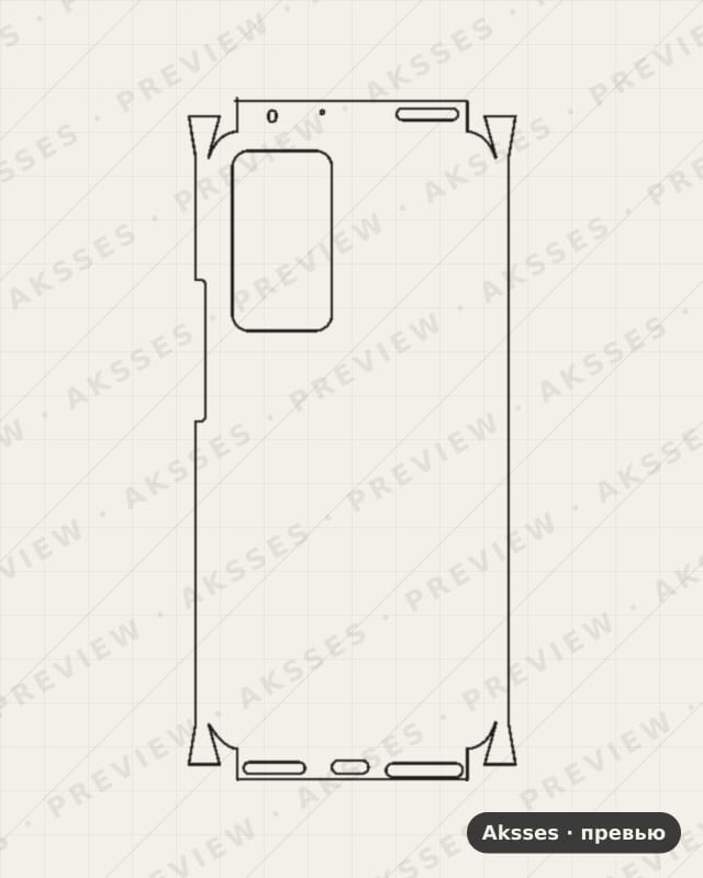 Лекало для Xiaomi Mi 12S Pro, All Inclusive, Clear