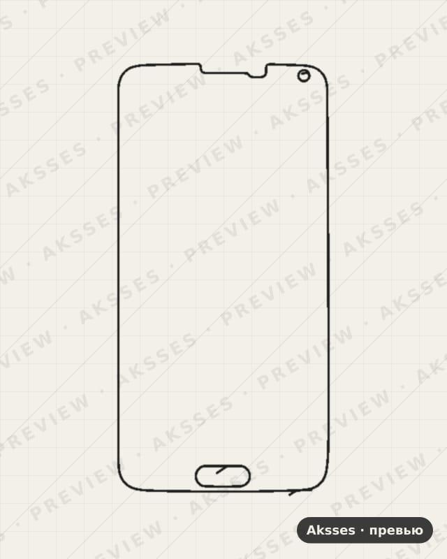 Лекало для Samsung Galaxy S5 Neo, Front Shell