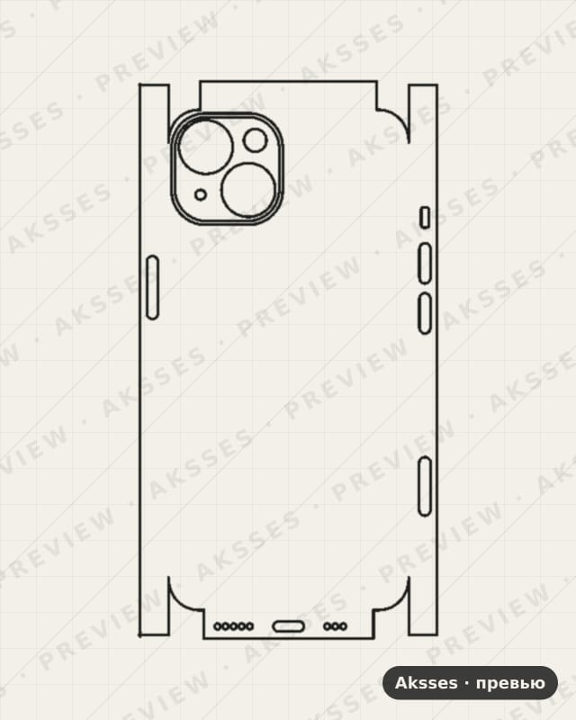 Лекало для iPhone 14, All Inclusive