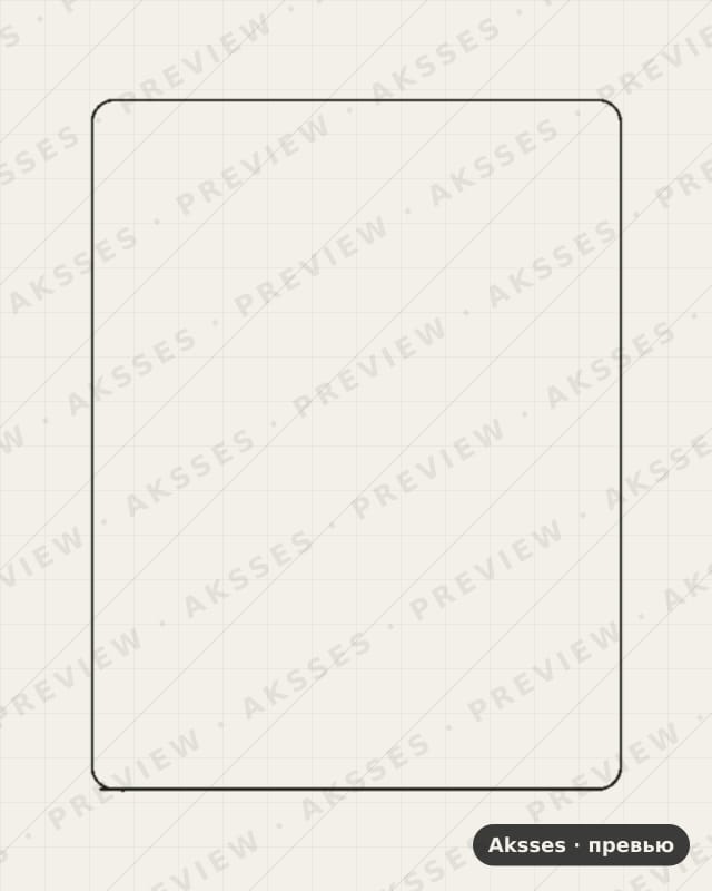 Лекало для Prestigio MultiPad 2 PMP7280C, Front Full