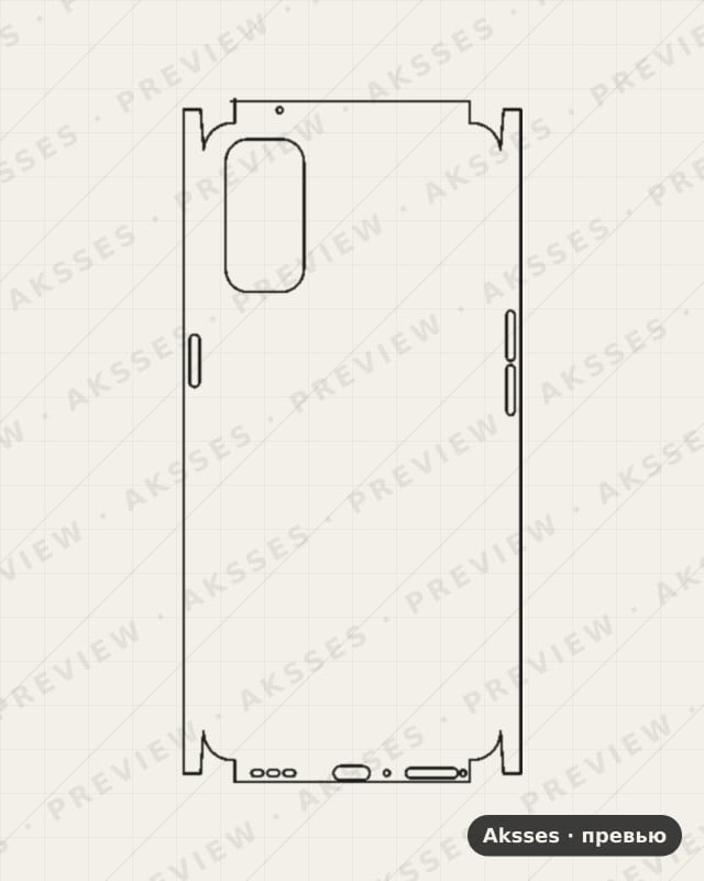 Лекало для Reno-ser. OPPO Reno4, All Inclusive, Clear