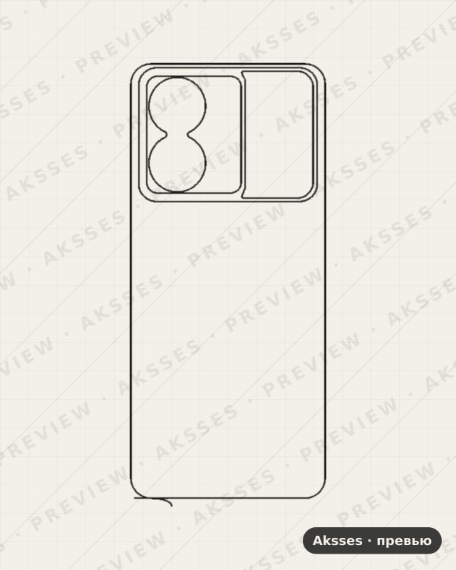 Лекало для GT-ser. REALME GT Neo5, Back