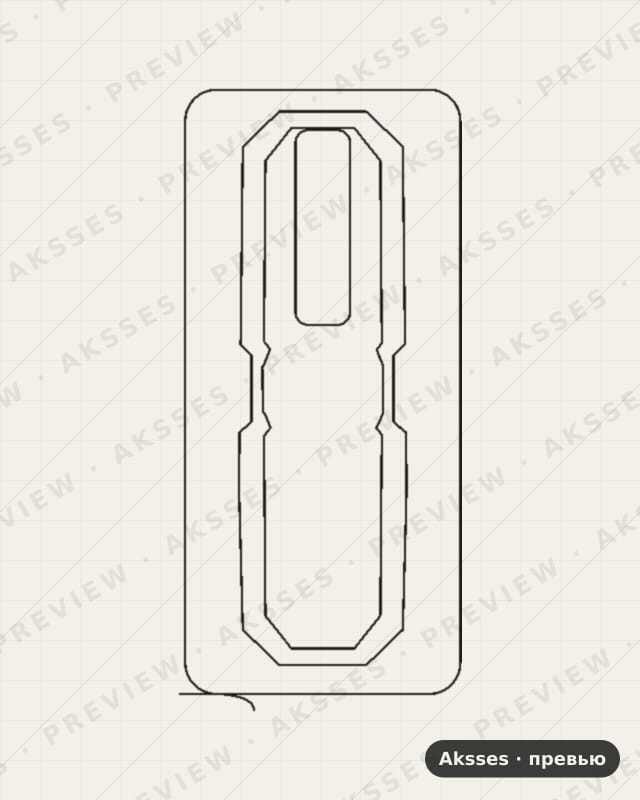 Лекало для Nubia Red Magic 7, Back
