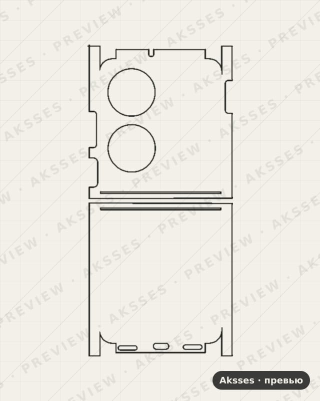 Лекало для Huawei Pocket S, All Inclusive