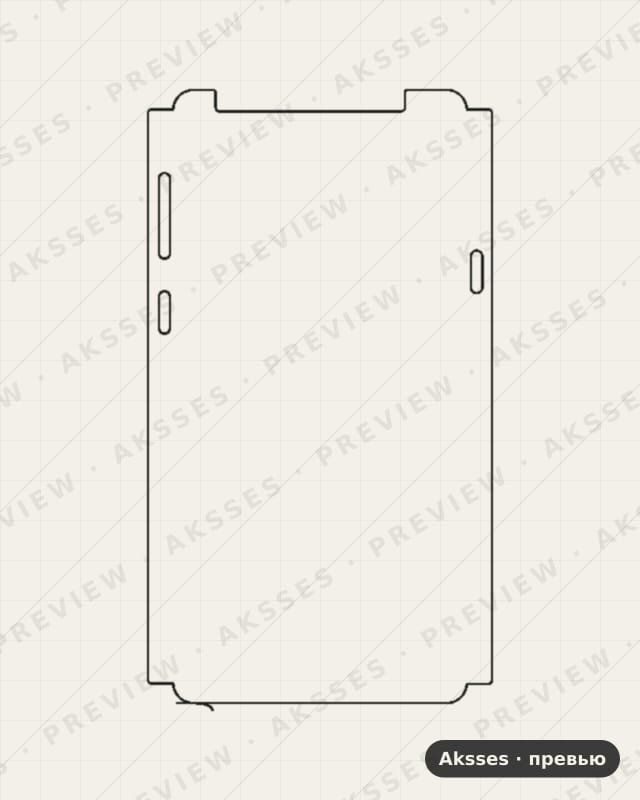 Лекало для Samsung Galaxy Note 9, Front Cover