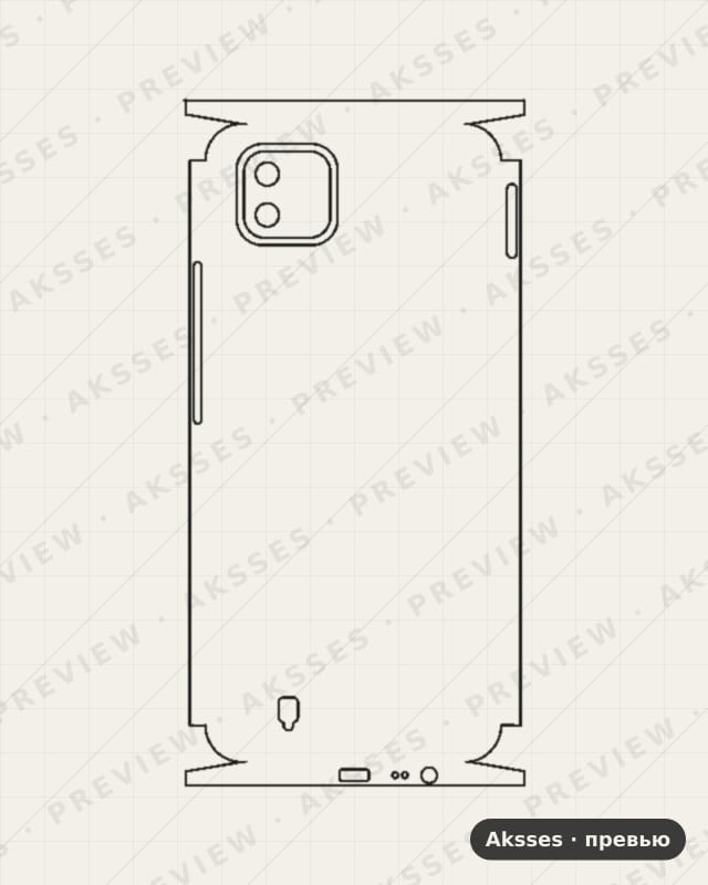 Лекало для C-ser. REALME C11 (2021), All Inclusive