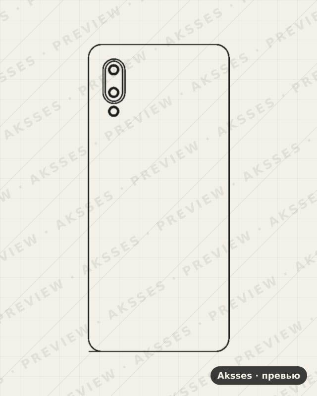 Лекало A01, A02, A03, A1, A2, A3, A4, A5, A6, A7, A8, A9 A02 для Samsung Galaxy A02, Back Cover