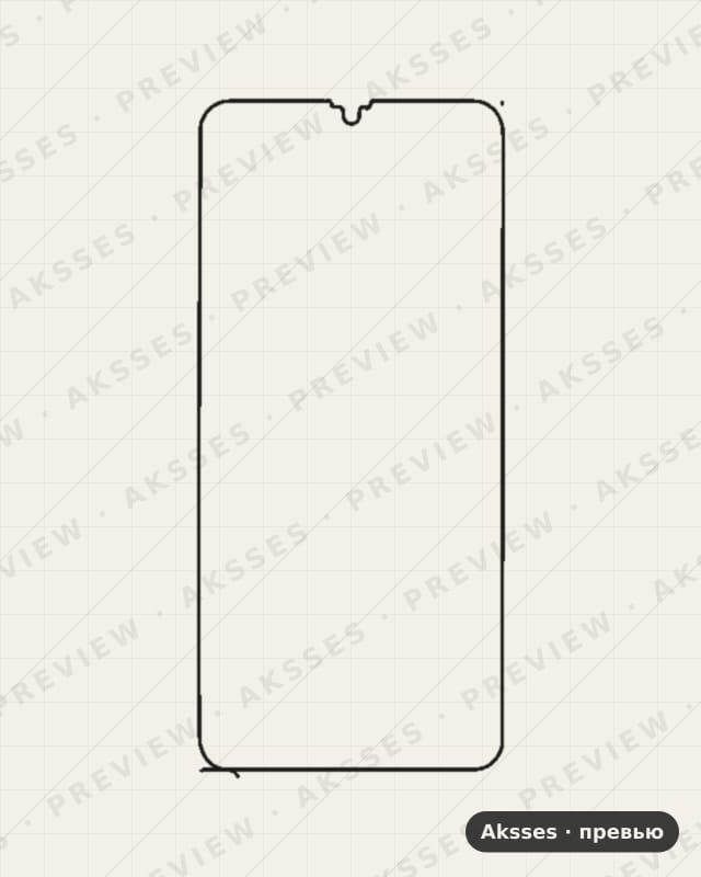 Лекало для Samsung Galaxy A70S, Front Full