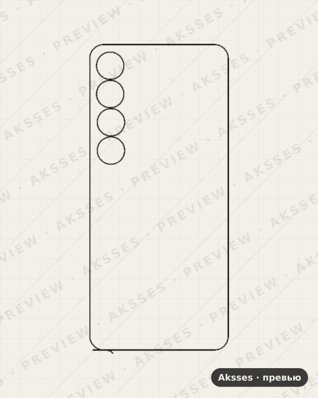 Лекало для Meizu 20 Pro, Back