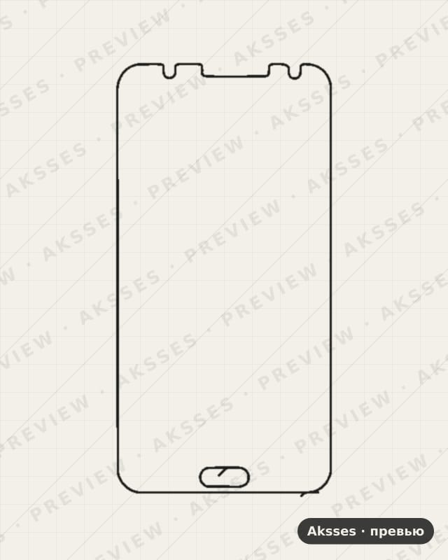 Лекало для Samsung Galaxy J7 (2015), Front Shell