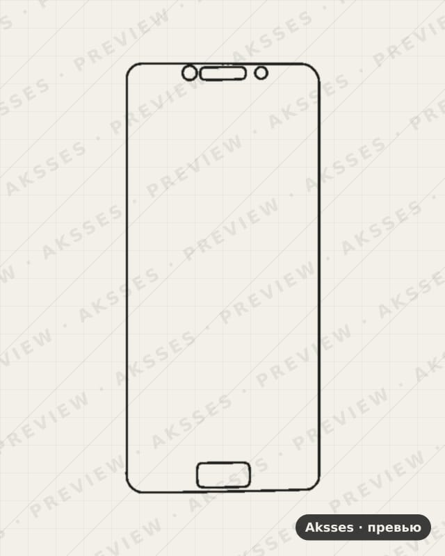 Лекало для Samsung Galaxy C5, Front Full
