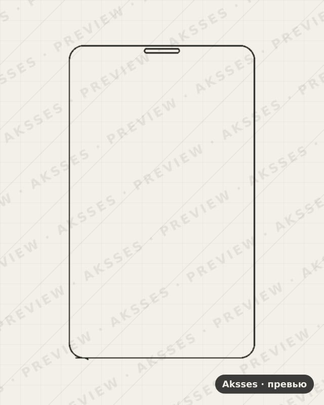 Лекало для Acer Iconia Tab 7 A1-713HD, Front Shell