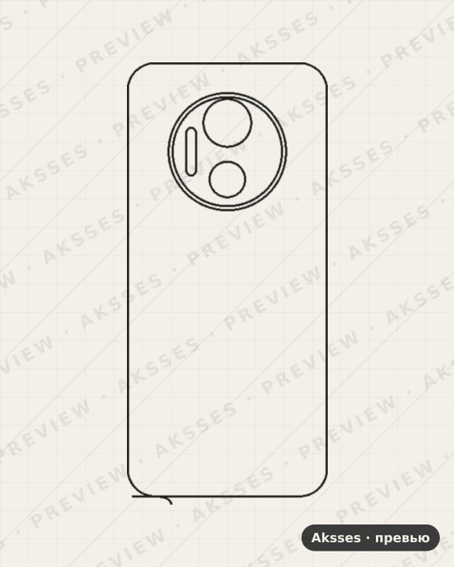 Лекало для Doogee X97 Pro, Back