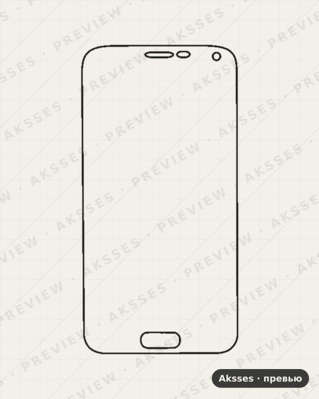Лекало для Samsung Galaxy S5, Front Full