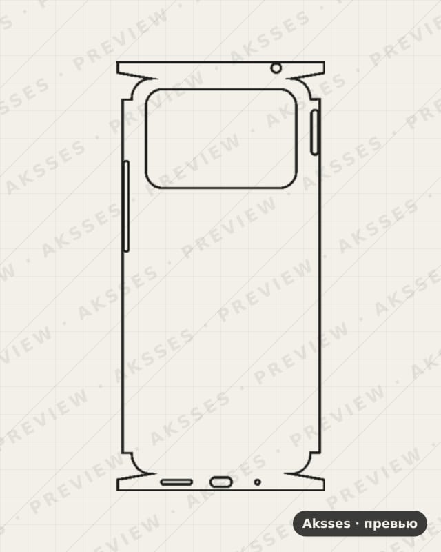 Лекало для POCO-SERIES Poco C40, All Inclusive, Clear