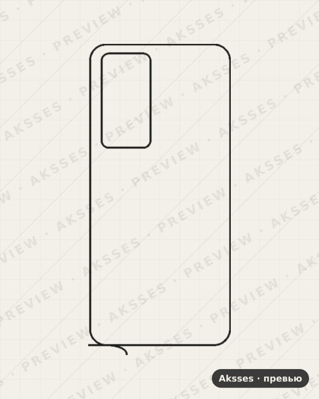 Лекало для Xiaomi Mi 12T Pro, Back, Clear