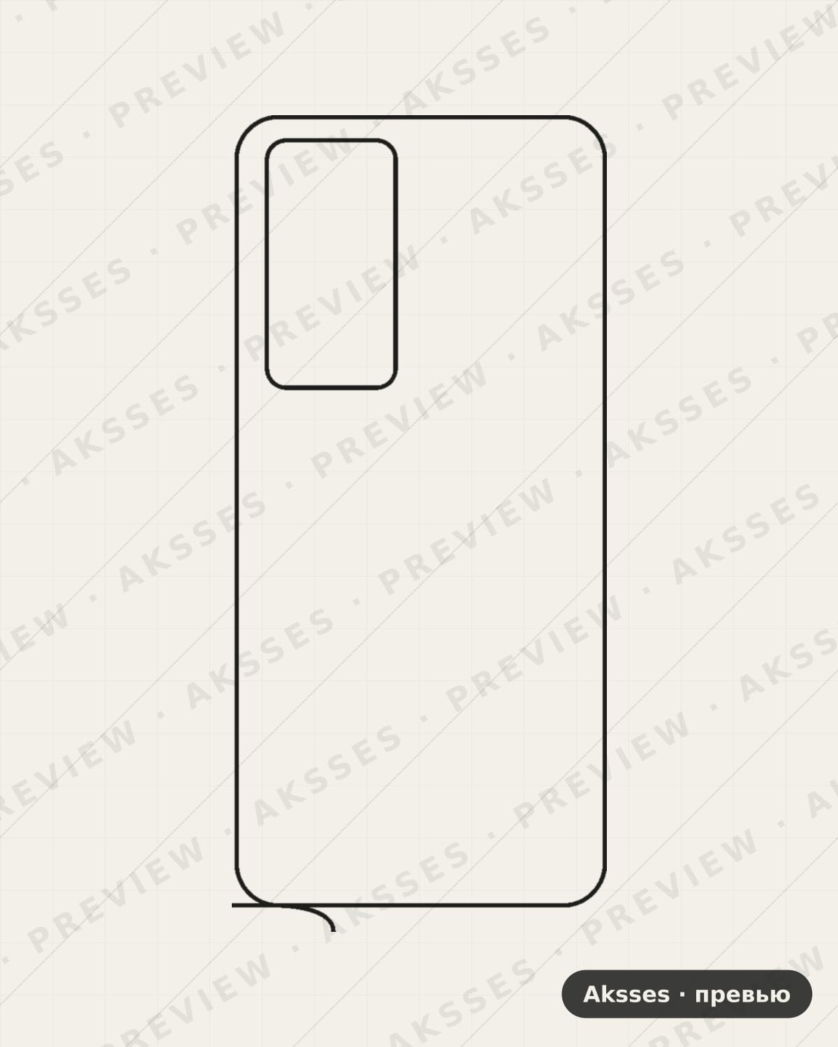 Лекало для Xiaomi Mi 12T Pro, Back, Clear