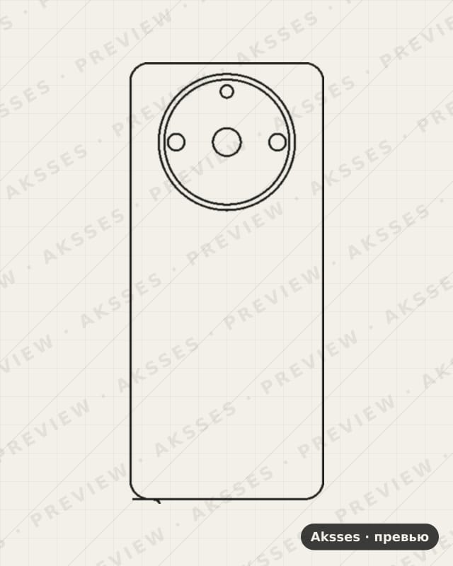 Лекало для Realme 11, Back