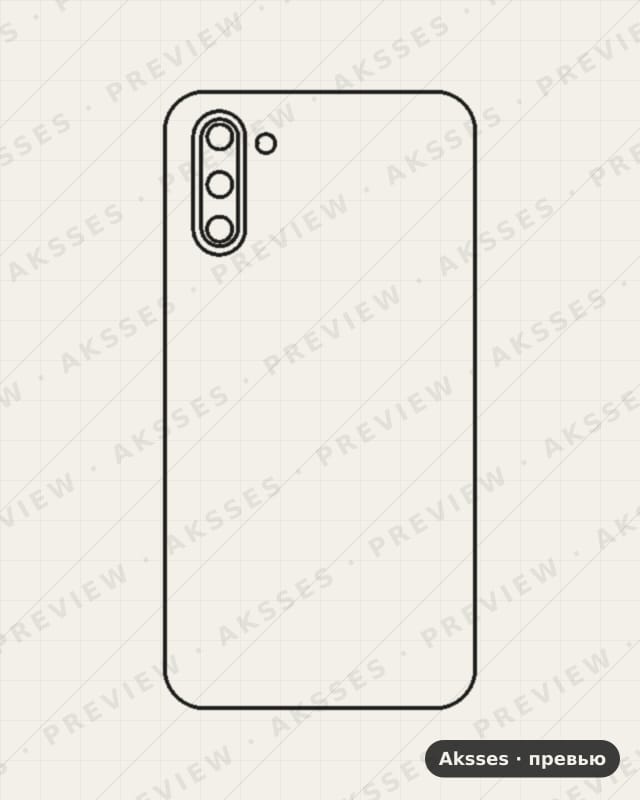 Лекало для Samsung Galaxy Note 10, Back Cover
