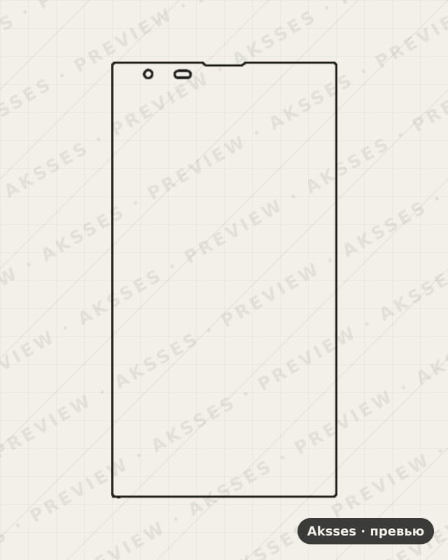 Лекало для Haier Alpha A1, Front Full, Matte
