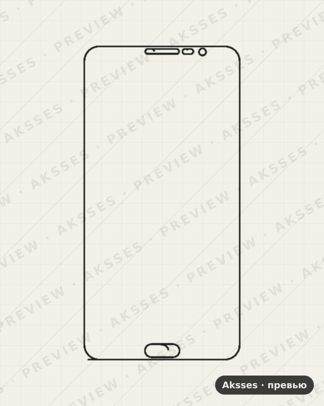 Лекало для S - Others Galaxy Mega 2, Front Shell
