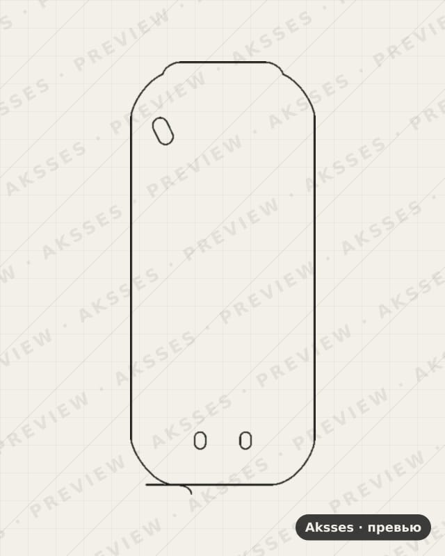 Лекало для Kyocera DuraForce Ultra 5G, Back