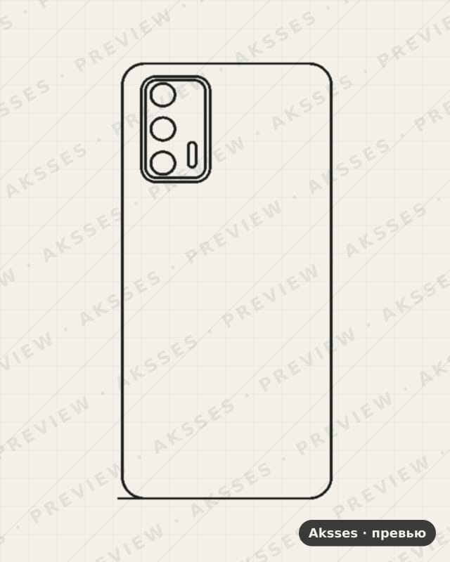Лекало для GT-ser. REALME GT 5G, Back