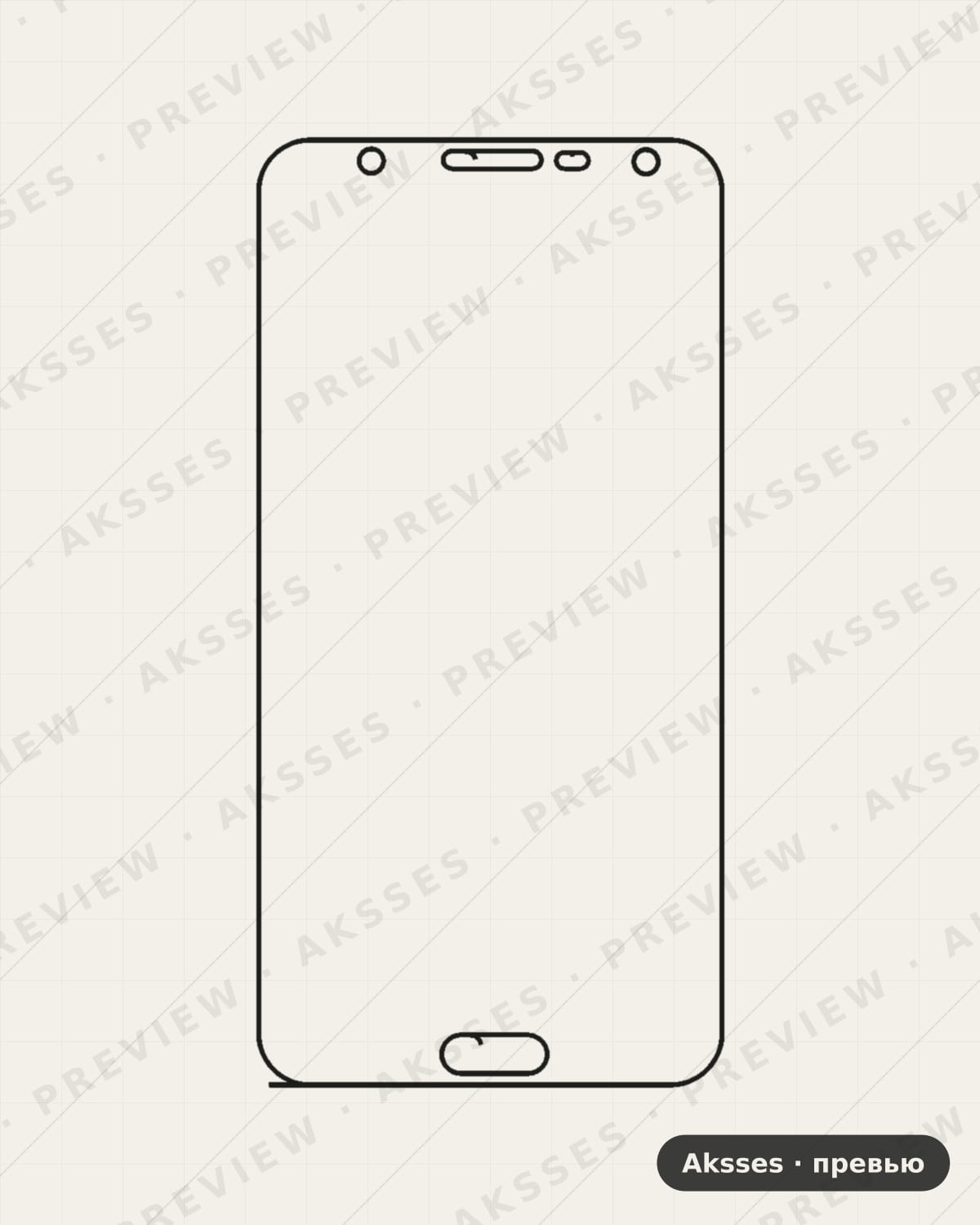 Лекало J1, J2, J3, J4, J5, J6, J7, J8 J5 для Samsung Galaxy J5 (2015), Front Shell