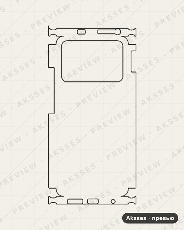 Лекало для POCO-SERIES Poco M4 Pro, All Inclusive, Clear