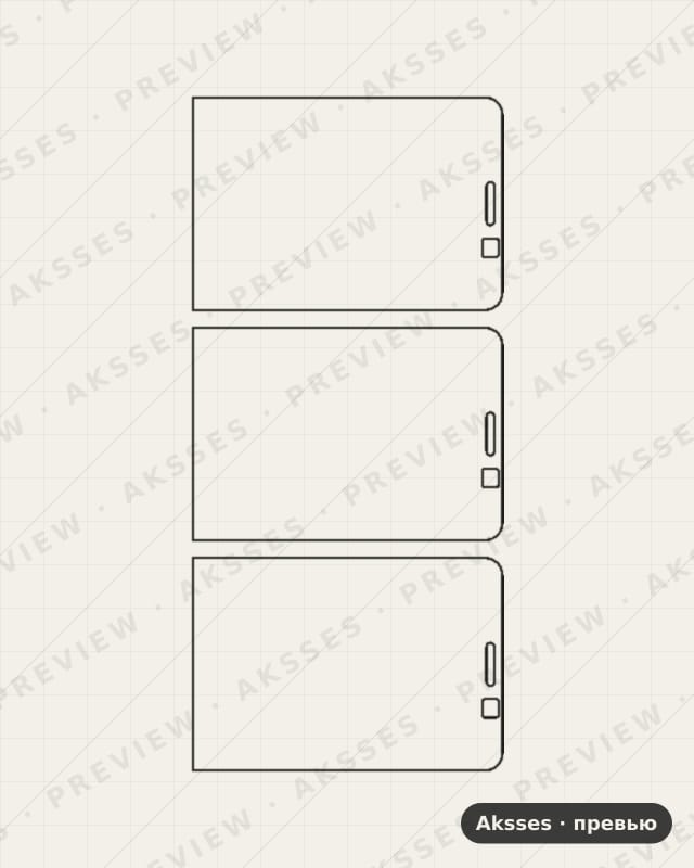 Лекало для Nokia C5, Front Full, Matte