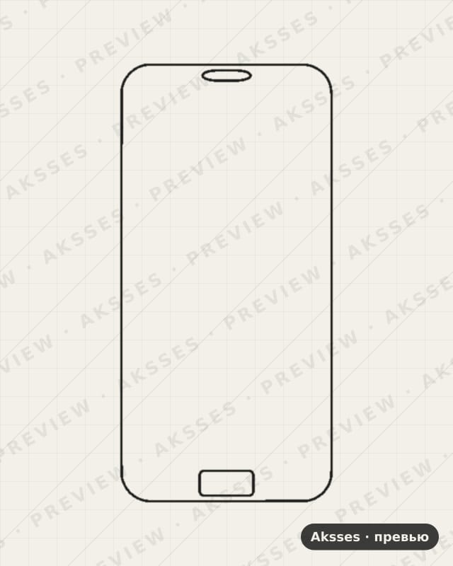 Лекало для Samsung Galaxy S2, Front Full