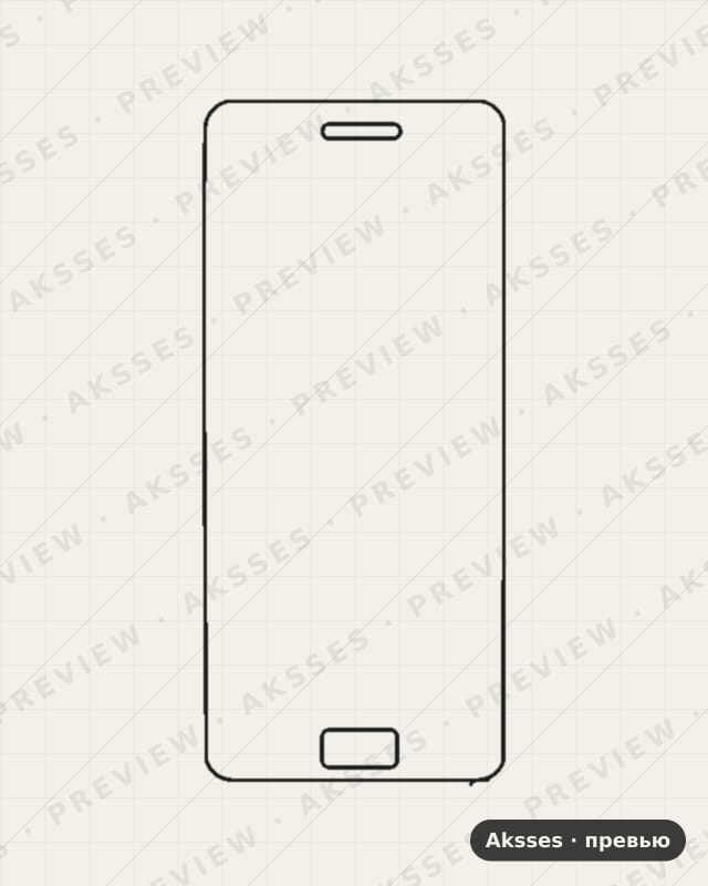 Лекало для Samsung Galaxy S2, Front Shell