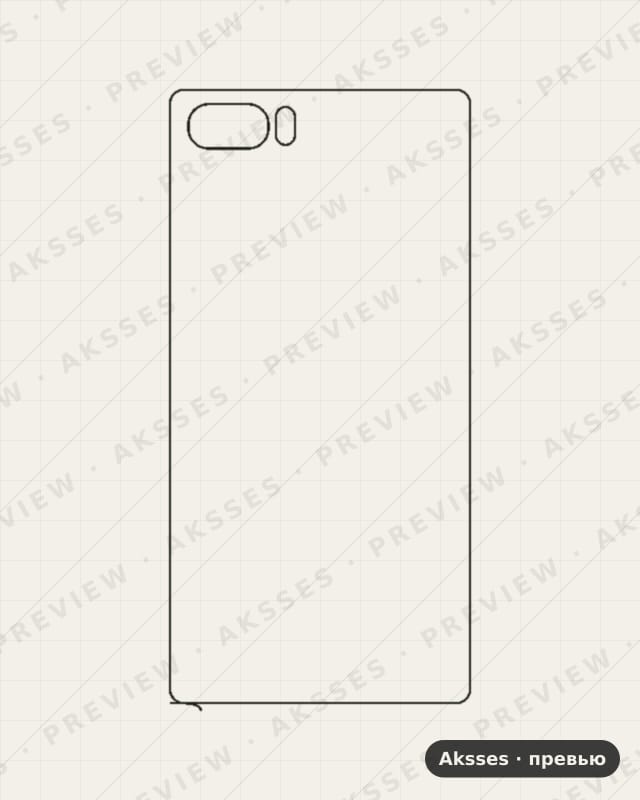 Лекало для Bluboo S1, Back