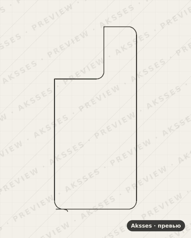 Лекало Redmi Note 12S для - SERIES Note 12S, Back, Transparent