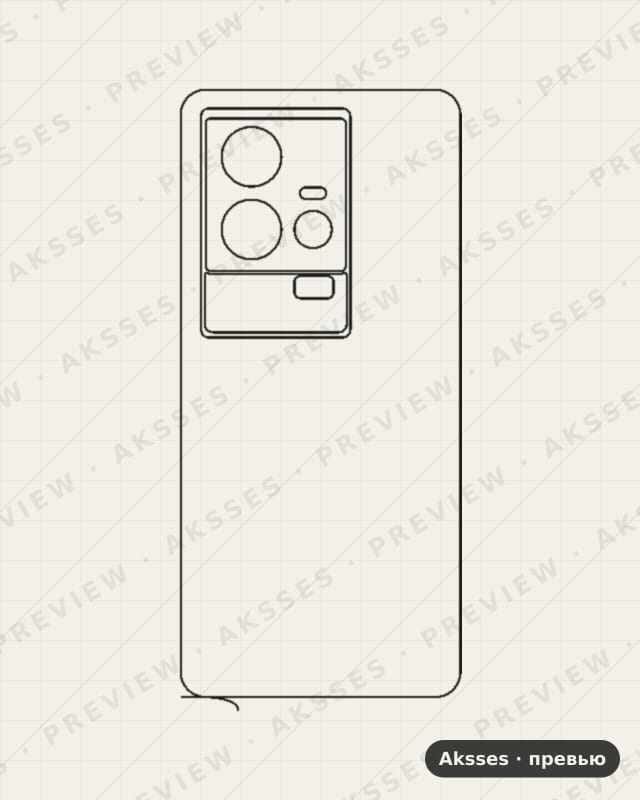 Лекало для Vivo iQOO 11S, Back