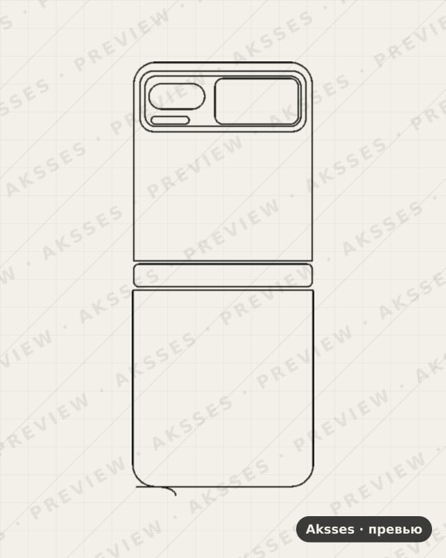 Лекало для Motorola Razr 40, Back