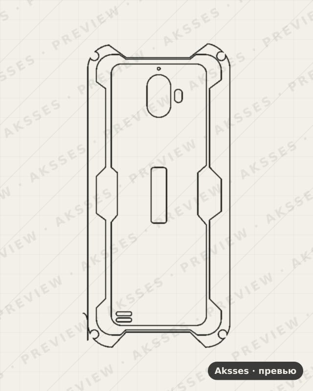Лекало для Blackview BV5900, Back