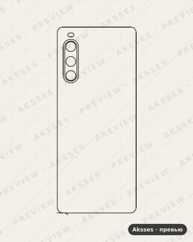 Лекало для Sony Xperia 10 V, Back
