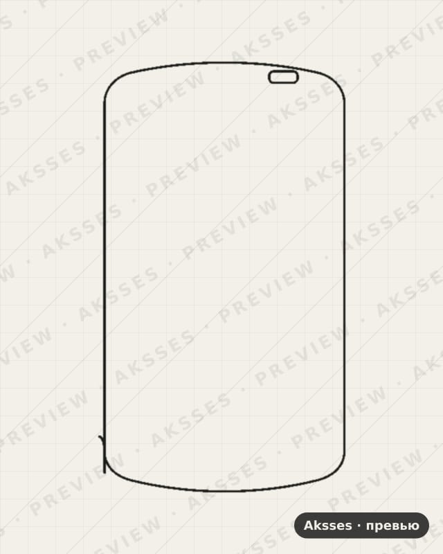 Лекало для HTC Explorer, Front Shell, Matte