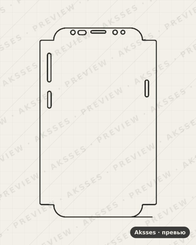Лекало S10, S11, S2, S20, S21, S22, S3, S4, S5, S6, S7, S8, S9, S105 S9 для Samsung Galaxy S9, Front Cover