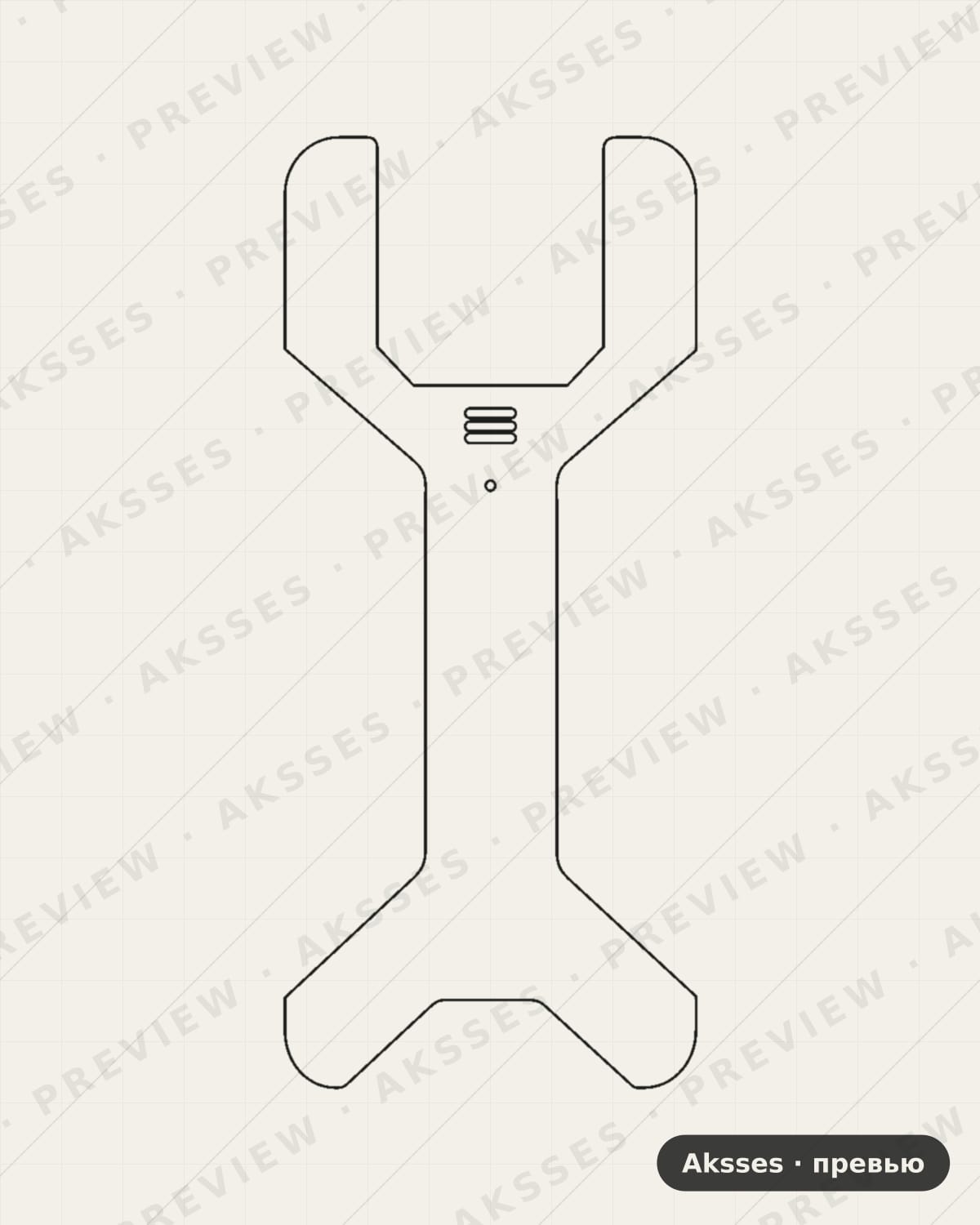 Лекало для Cubot KingKong Power, Back
