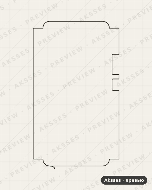 Лекало Redmi Note 13 Pro Plus для - SERIES Note 13 Pro Plus, Front Cover